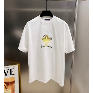 LOUIS VUITTON 루이비통 골드모노 레터링 자수티셔츠 2COLOR