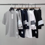 THOM BROWNE 톰브라운 사선완장 트레이닝 반팔 세트