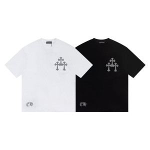 CHROME HEARTS 크롬하츠 6399 크리스탈 산스크리트 반팔