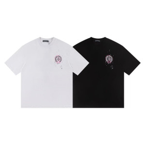 CHROME HEARTS 크롬하츠 6483 그래피티 홀스슈 크로스 반팔
