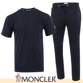 MONCLER 몽클레어 불박 로고 반팔 & 긴바지 셋업