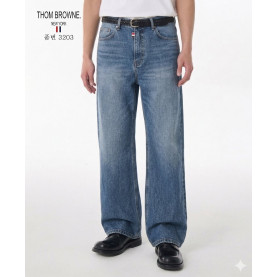 THOM BROWNE 톰브라운 세미 와이드 청바지(3203)