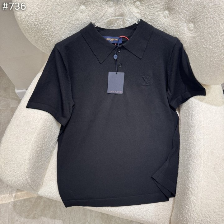 LOUIS VUITTON 루이비통 LV 로고 카라티셔츠
