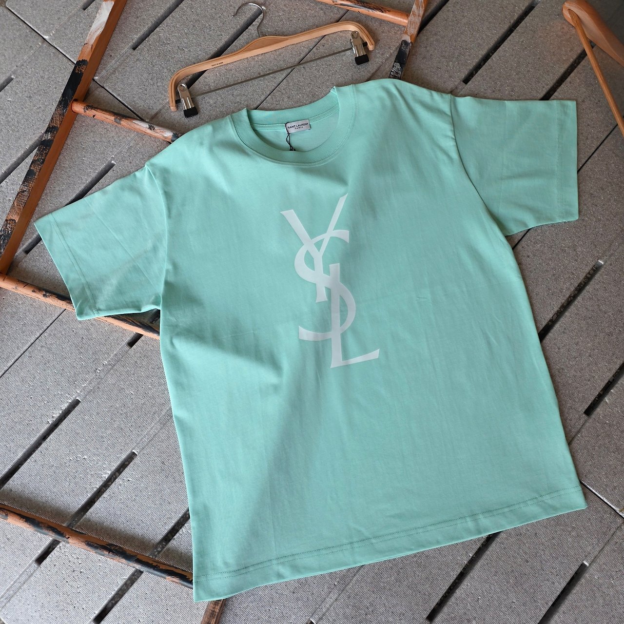 SAINT LAURENT 생로랑 빅로고 티셔츠
